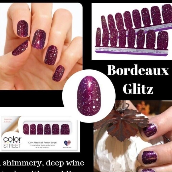 Colorstreet Bordeaux Glitz RETIRED - Picture 1 of 3